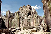 Angkor Thom - Bayon temple, east gopura of the third enclosure 